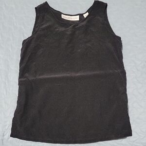 100%Silk Black Top